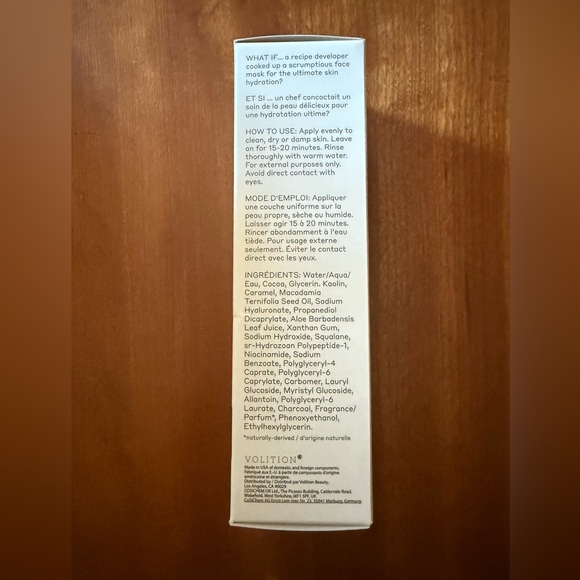 🧡 2/$40 Volition Chocolate Macadamia Hydrating Mask - Picture 5 of 7